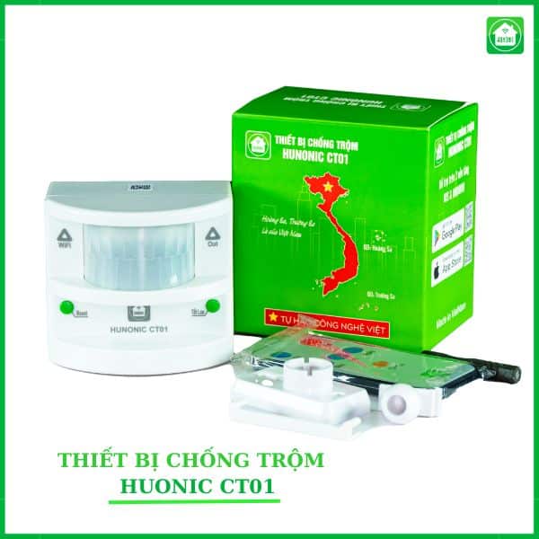 Chống trộm và báo khách Hunonic CT01 kết nối Wifi